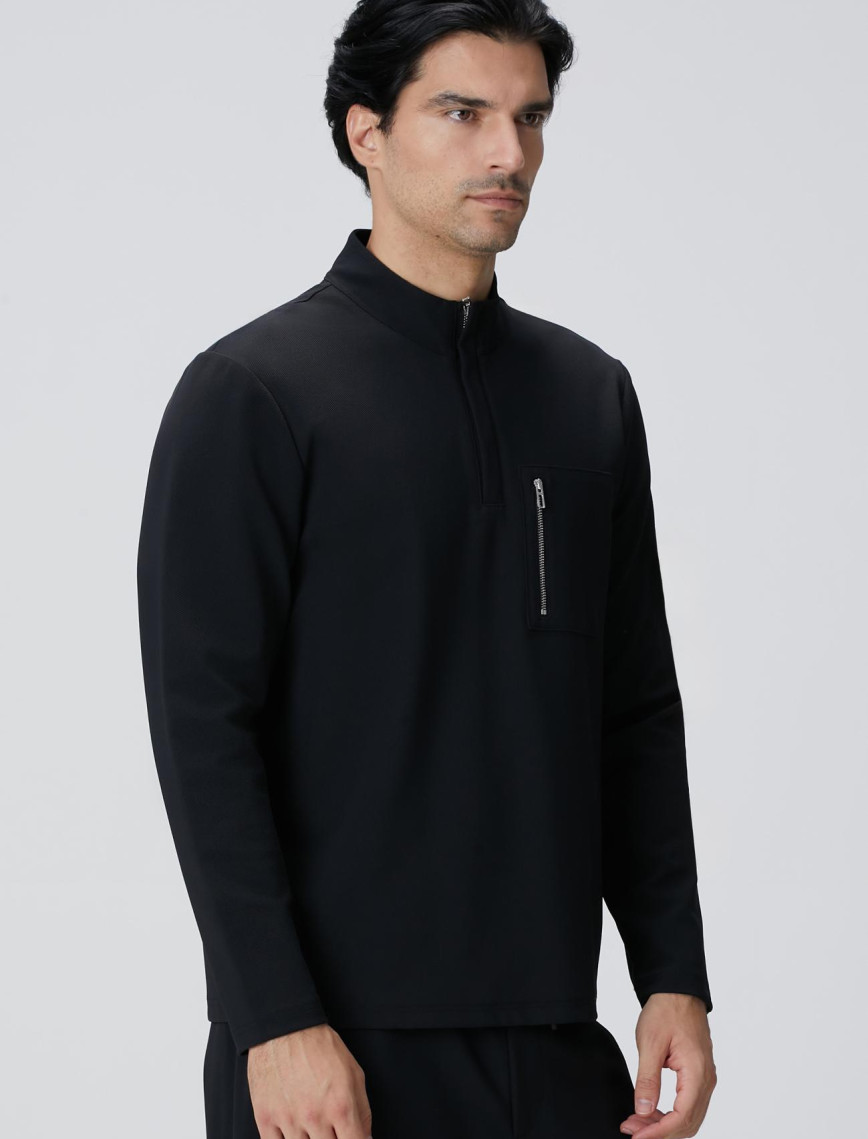 Network Erkek N-Tech Siyah Sweatshirt Network Erkek N-Tech Siyah Sweatshirt