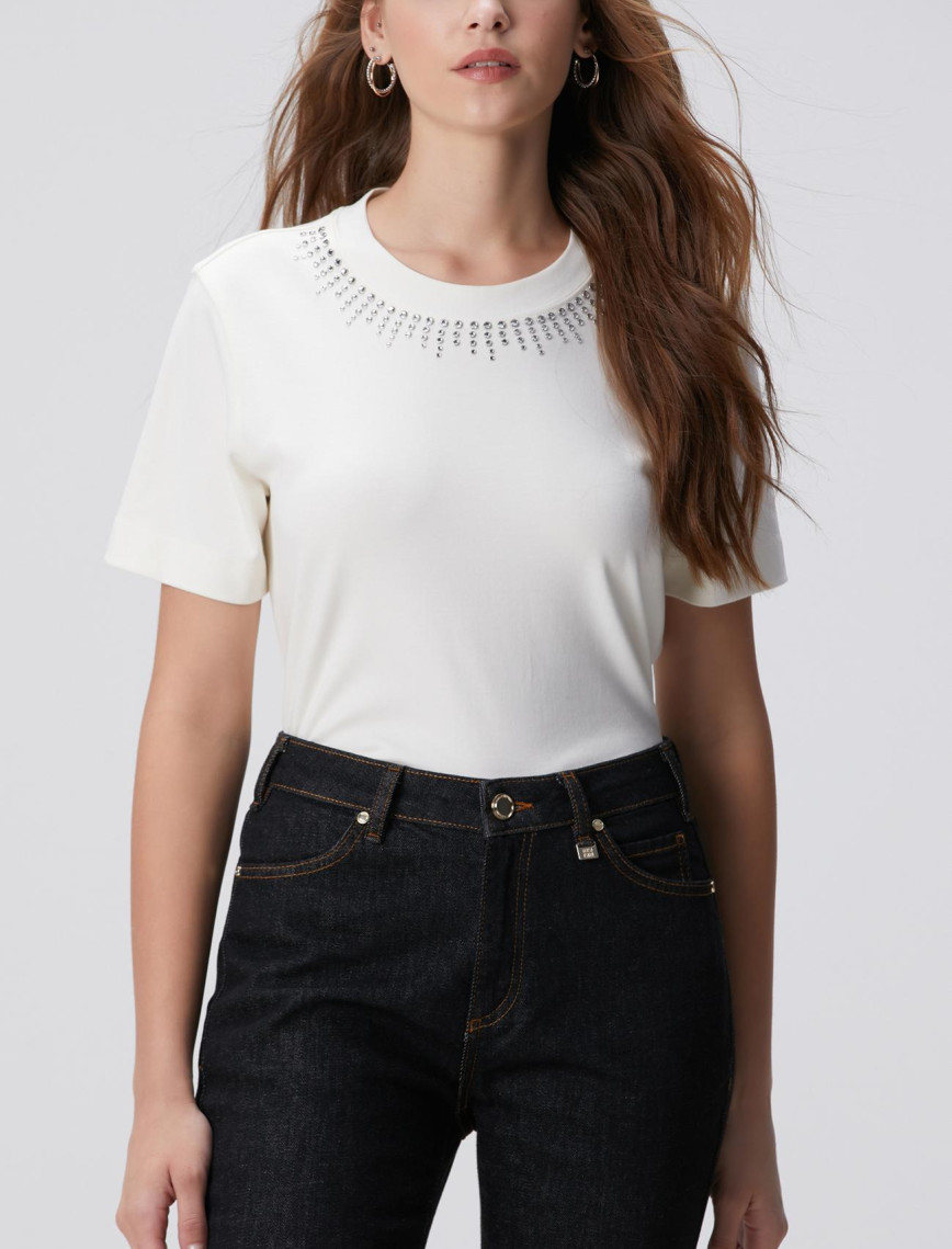 Network Kadın Kırık Beyaz T-shirt Network Kadın Kırık Beyaz T-shirt