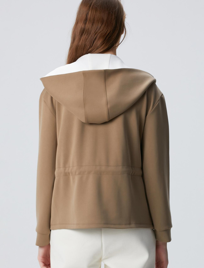 Network Kadın Haki Model Karışımlı Örme Ceket Network Kadın Haki Model Karışımlı Örme Ceket