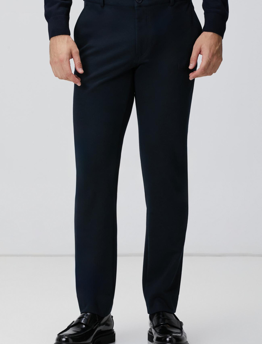 Network Erkek Lacivert Örme Pantolon Network Erkek Lacivert Örme Pantolon