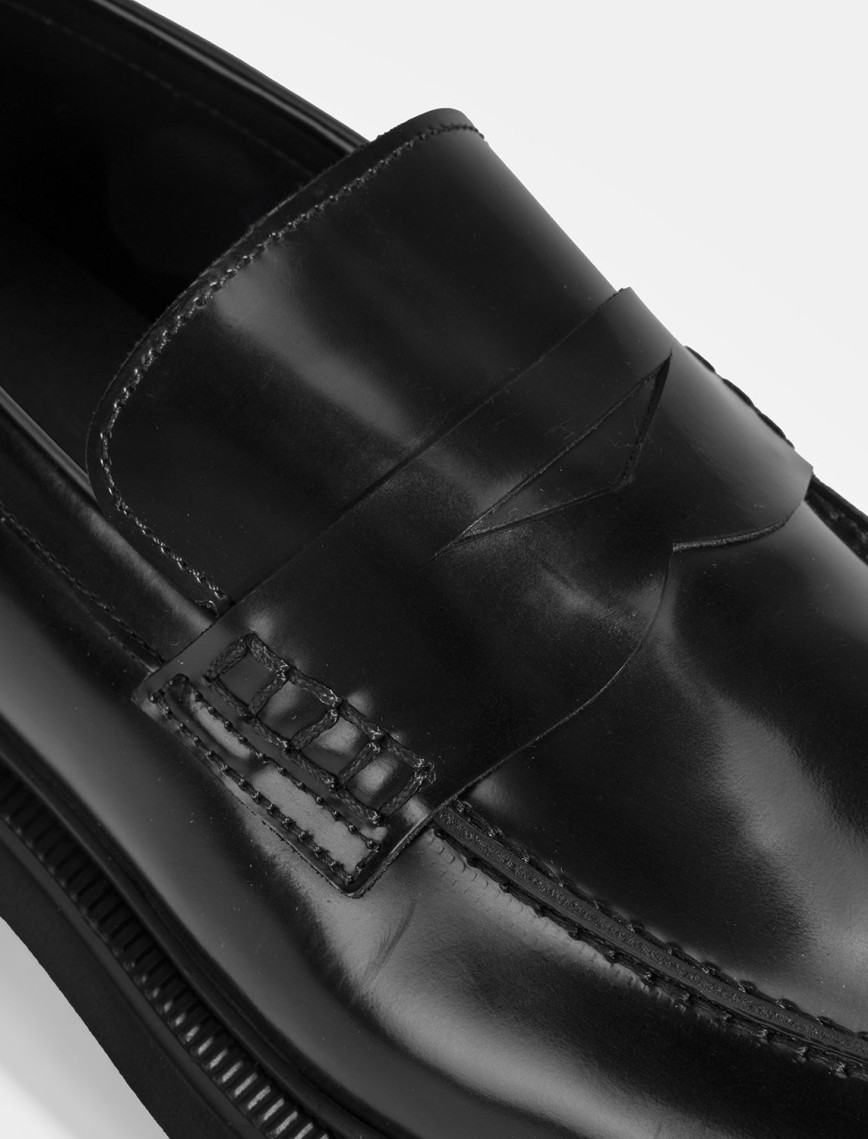 Erkek Siyah Deri Loafer Erkek Siyah Deri Loafer