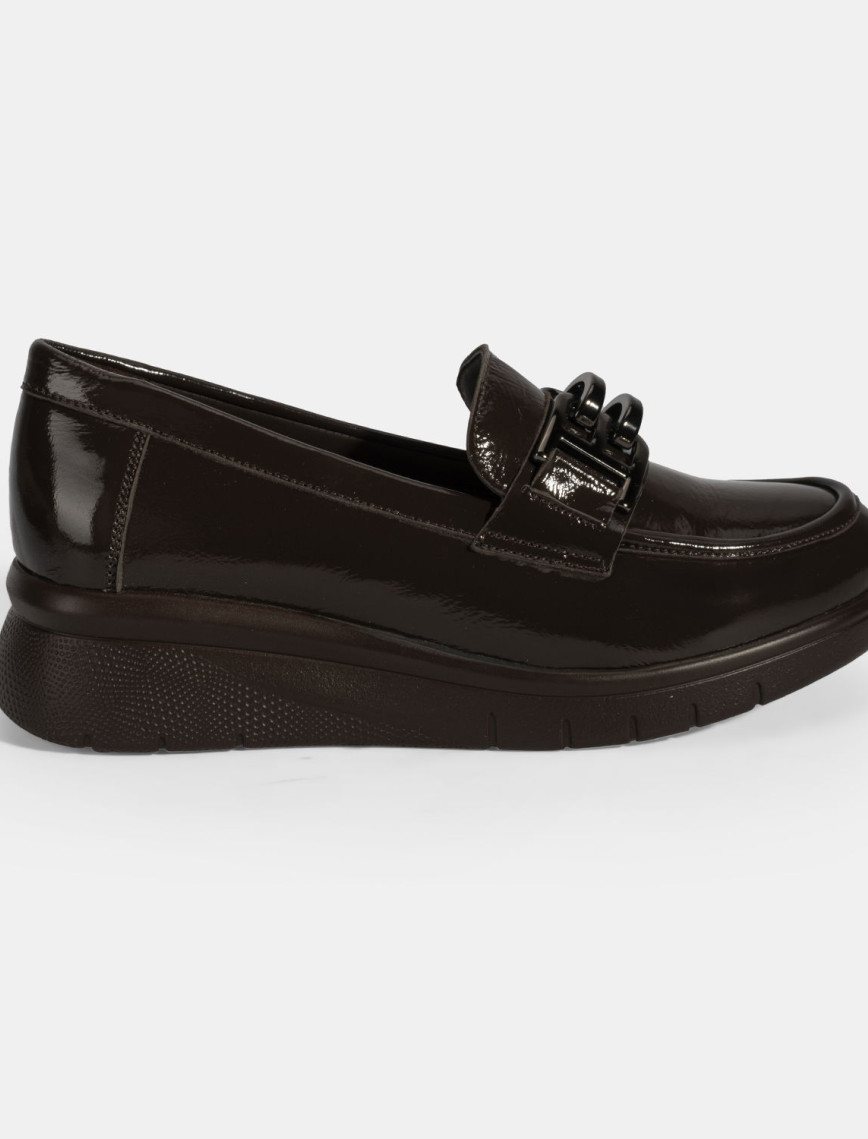 Kadın Kahve DesaComfort Toka Detaylı Deri Ayakkabı Kadın Kahve DesaComfort Toka Detaylı Deri Ayakkabı