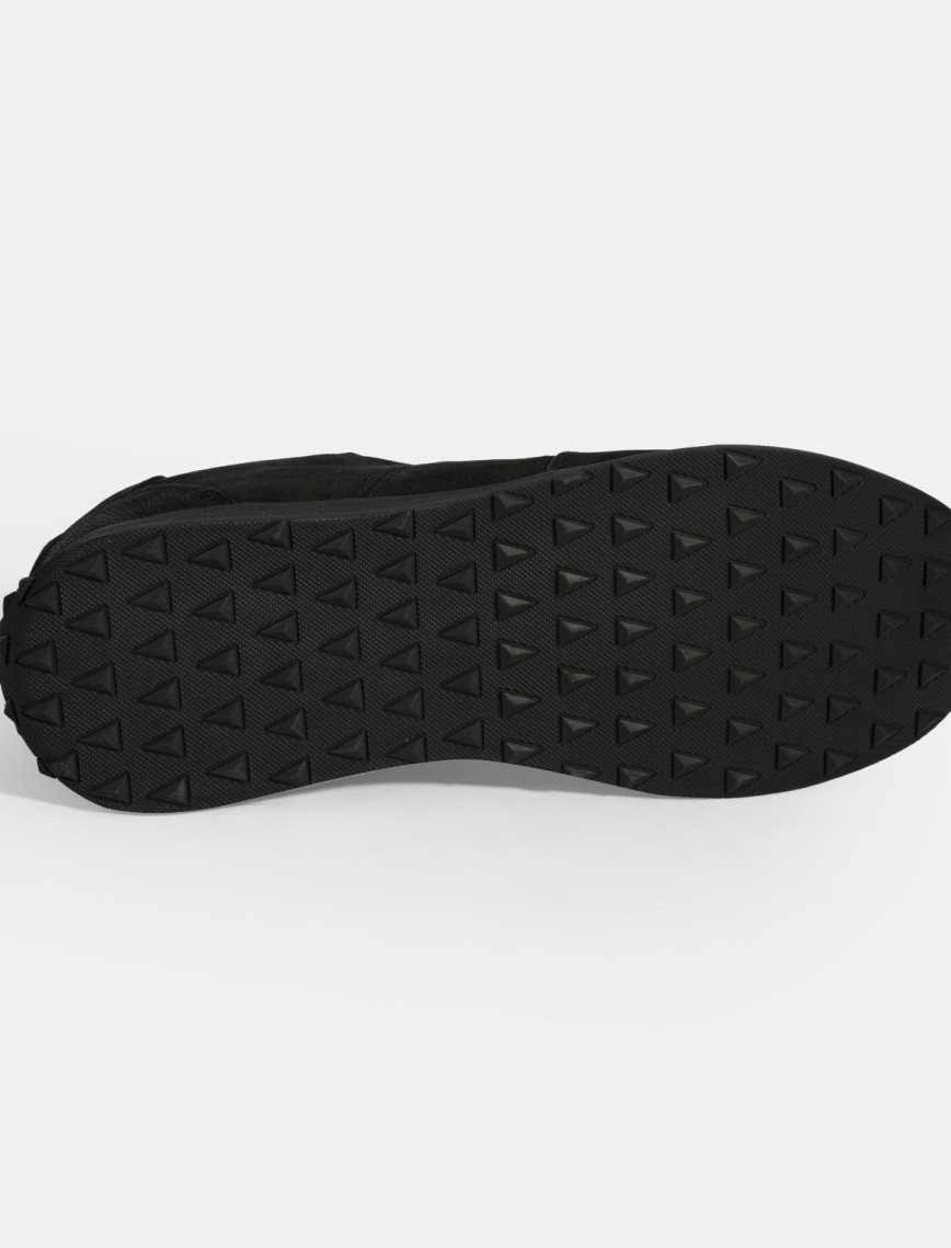 Erkek Siyah Bağcıklı Deri Spor Ayakkabı Erkek Siyah Bağcıklı Deri Spor Ayakkabı