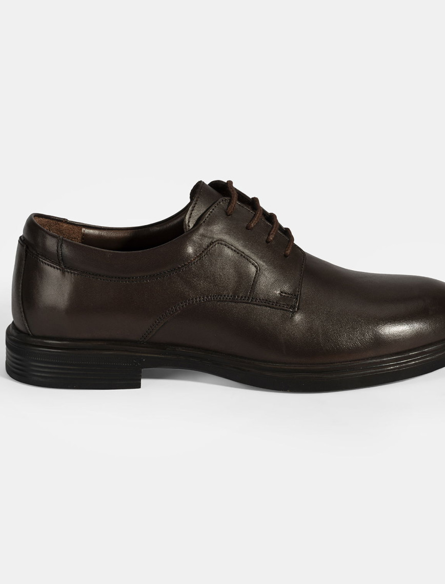 Erkek Kahve Klasik Deri Ayakkabı Erkek Kahve Klasik Deri Ayakkabı