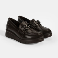 Kadın Kahve DesaComfort Toka Detaylı Deri Ayakkabı Kadın Kahve DesaComfort Toka Detaylı Deri Ayakkabı