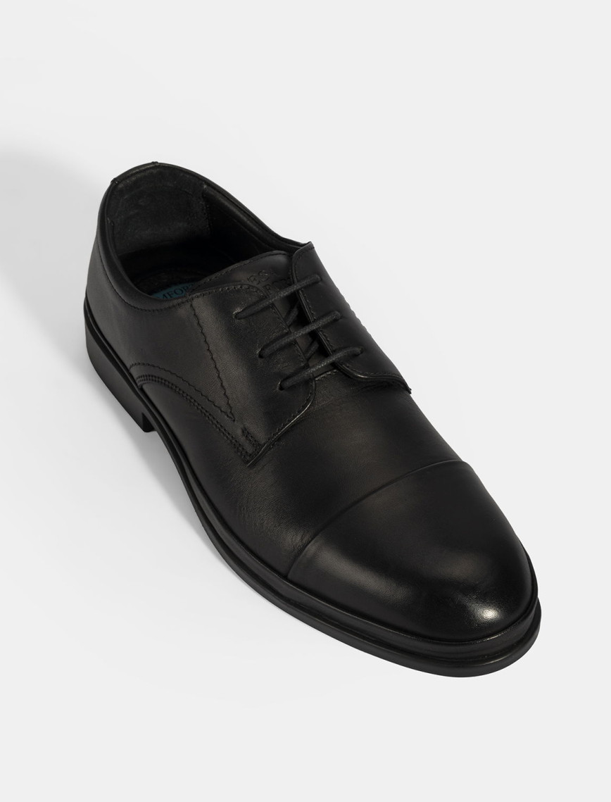 Erkek Siyah DesaComfort Bağcıklı Deri Ayakkabı Erkek Siyah DesaComfort Bağcıklı Deri Ayakkabı