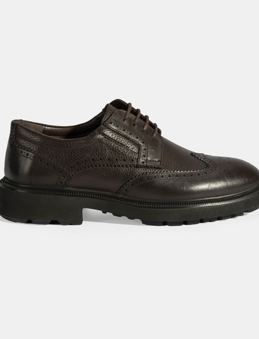 Erkek Kahve Bağcıklı Klasik Ayakkabı Erkek Kahve Bağcıklı Klasik Ayakkabı