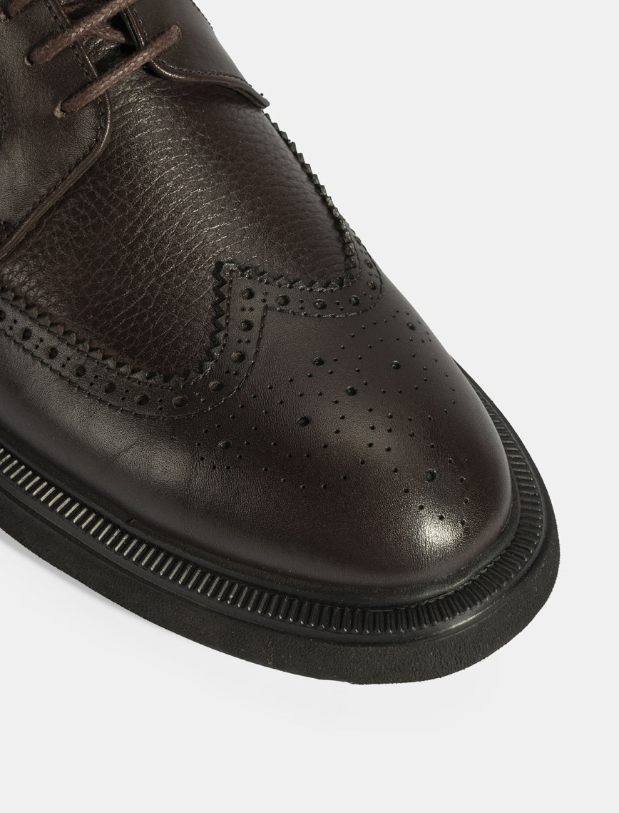 Erkek Kahve Bağcıklı Klasik Ayakkabı Erkek Kahve Bağcıklı Klasik Ayakkabı