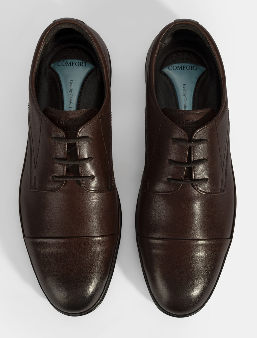 Erkek Kahve DesaComfort Bağcıklı Deri Ayakkabı Erkek Kahve DesaComfort Bağcıklı Deri Ayakkabı