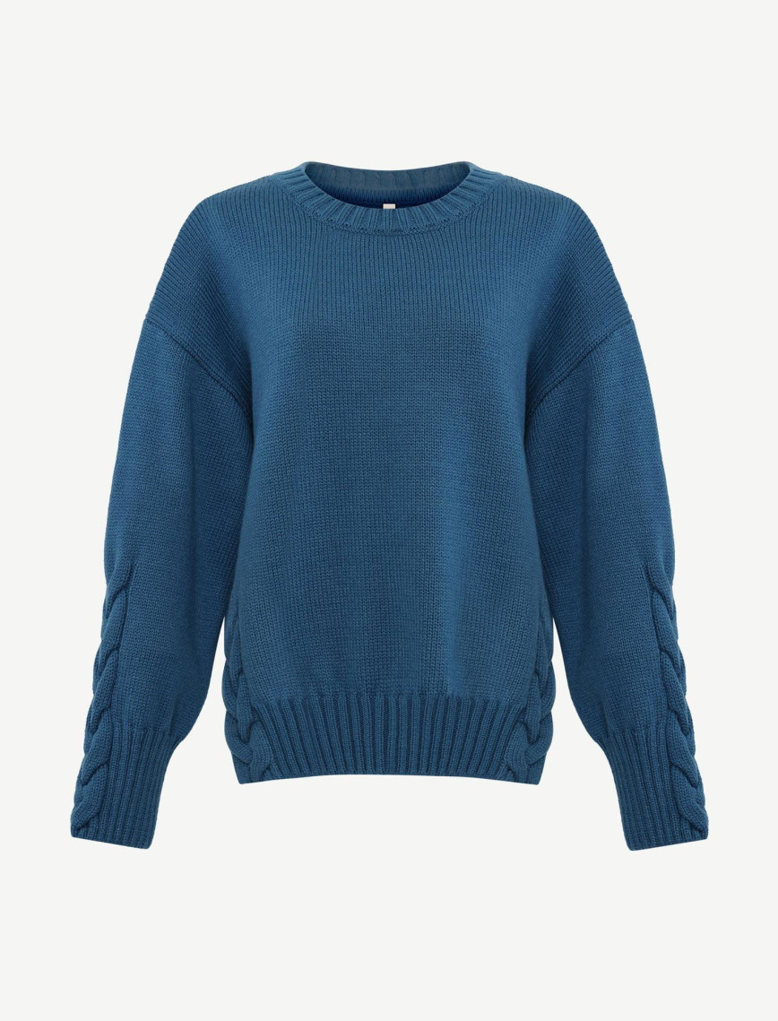 YARGICI Regular Bisiklet Yaka Uzun Kol Kazak YARGICI Regular Bisiklet Yaka Uzun Kol Kazak