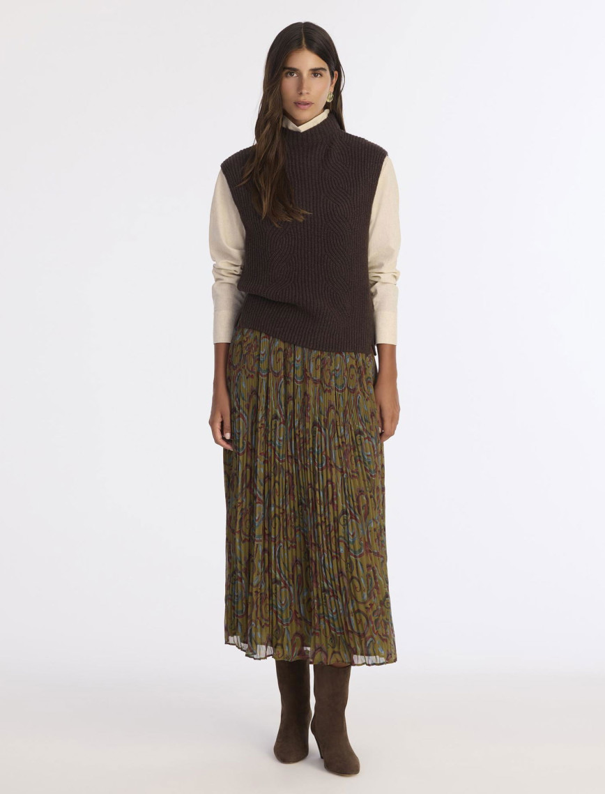 YARGICI Regular Yarım Balıkçı Yaka Kolsuz Kazak YARGICI Regular Yarım Balıkçı Yaka Kolsuz Kazak