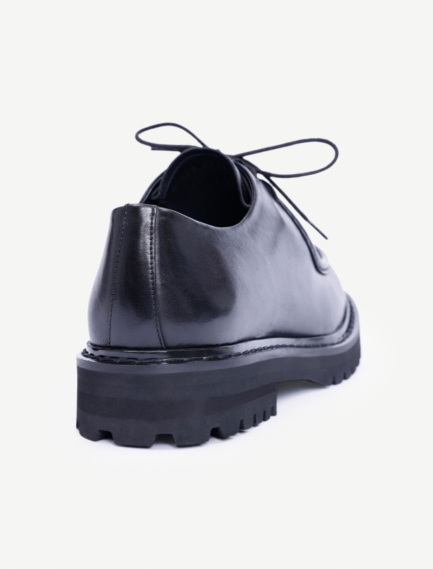 YARGICI Bağcıklı Deri Düz Ayakkabı YARGICI Bağcıklı Deri Düz Ayakkabı