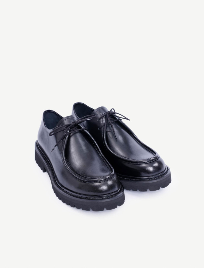 YARGICI Bağcıklı Deri Düz Ayakkabı YARGICI Bağcıklı Deri Düz Ayakkabı