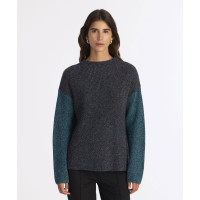 YARGICI Geniş Yarım Balıkçı Yaka Uzun Kol Kazak YARGICI Geniş Yarım Balıkçı Yaka Uzun Kol Kazak