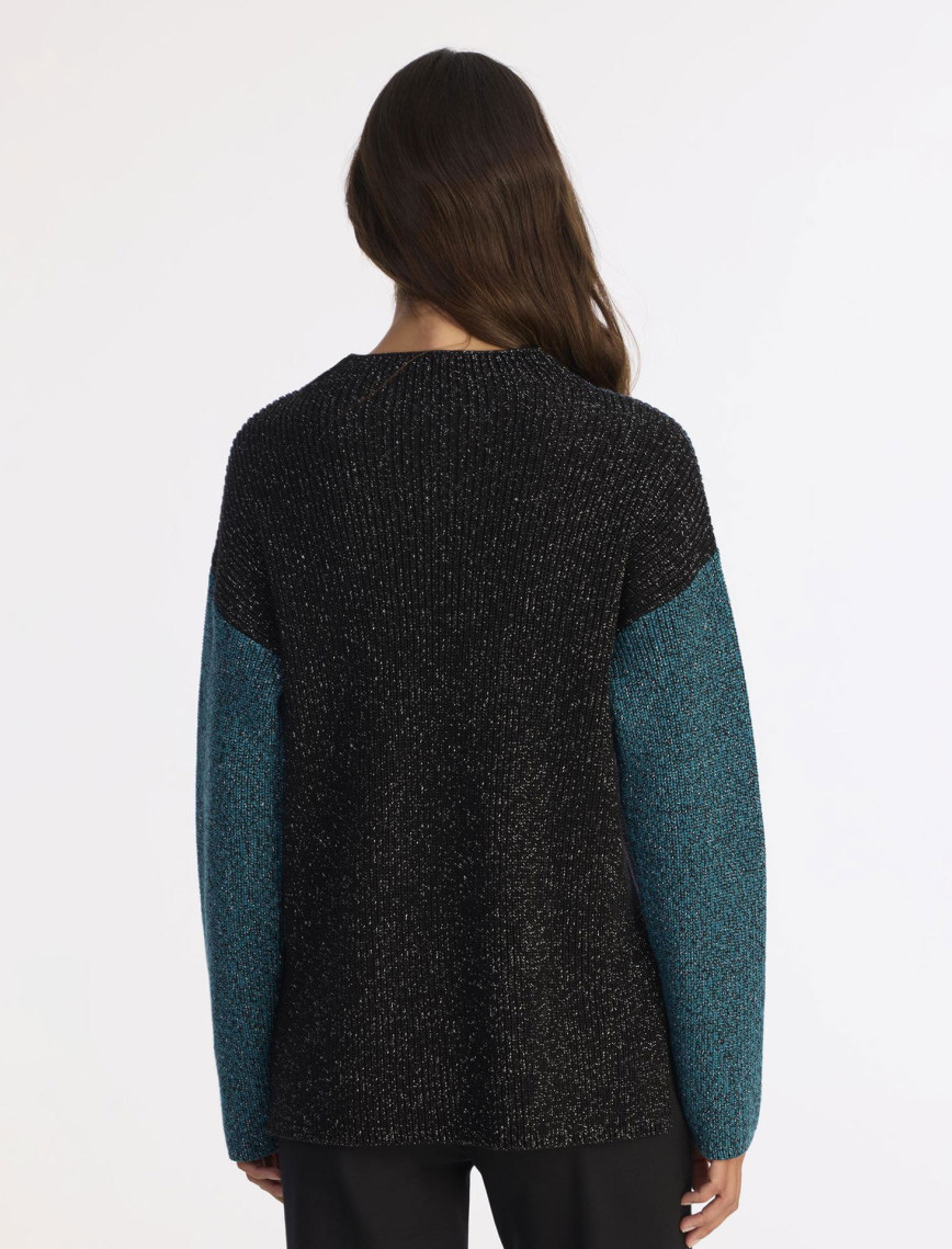 YARGICI Geniş Yarım Balıkçı Yaka Uzun Kol Kazak YARGICI Geniş Yarım Balıkçı Yaka Uzun Kol Kazak