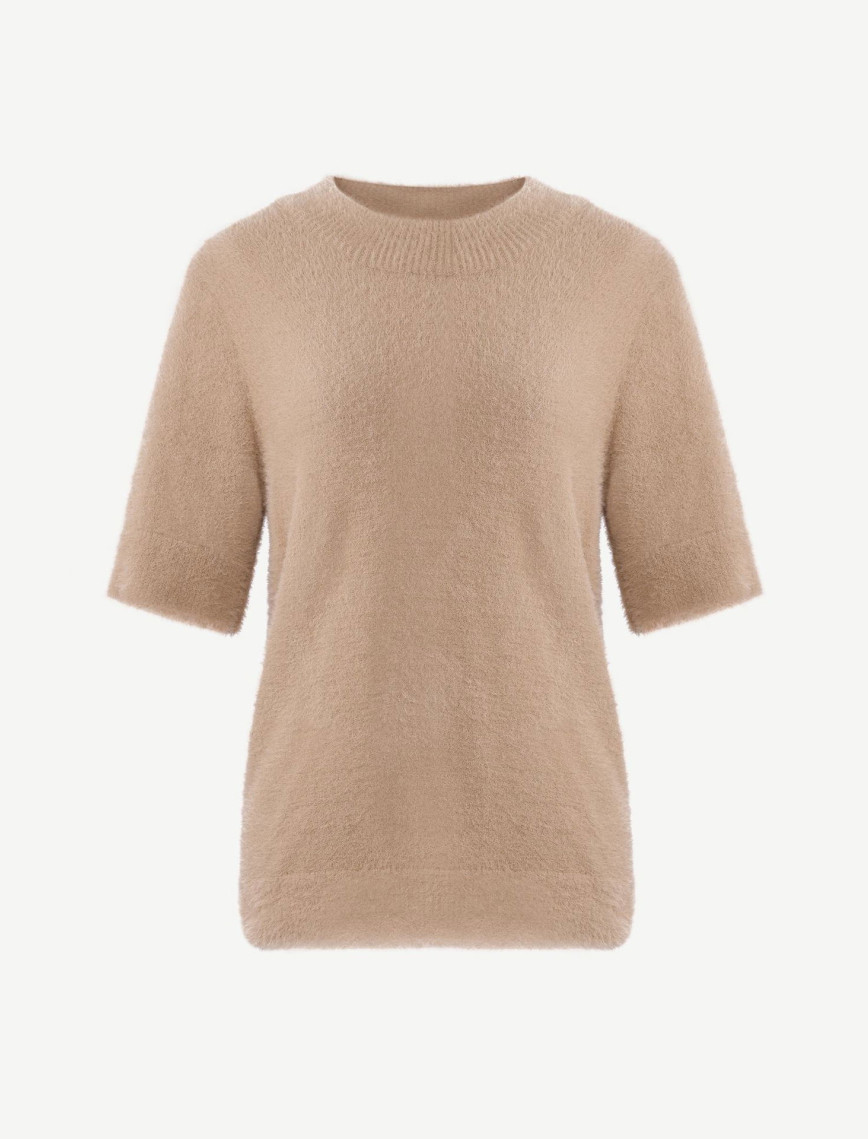 YARGICI Regular Dik Yaka Kısa Kol Kazak YARGICI Regular Dik Yaka Kısa Kol Kazak