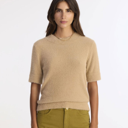 YARGICI Regular Dik Yaka Kısa Kol Kazak YARGICI Regular Dik Yaka Kısa Kol Kazak