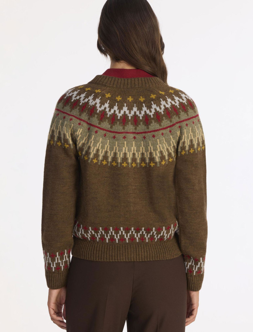 YARGICI Bisiklet Yaka Uzun Kollu Hırka YARGICI Bisiklet Yaka Uzun Kollu Hırka