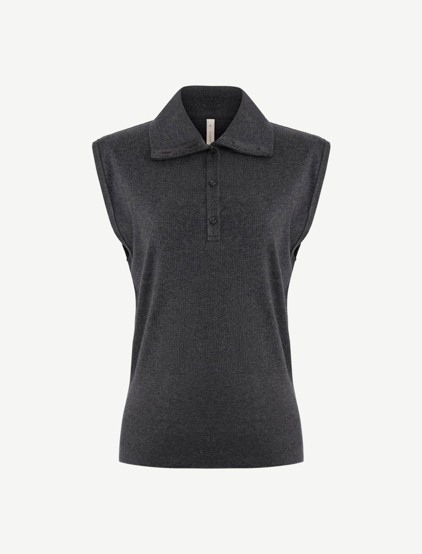 YARGICI Regular Yarım Balıkçı Yaka Kolsuz Kazak YARGICI Regular Yarım Balıkçı Yaka Kolsuz Kazak