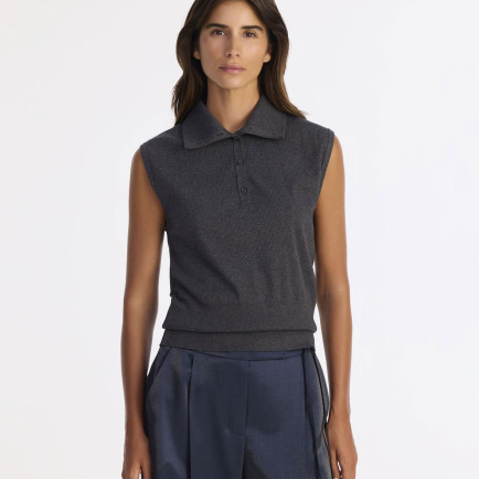 YARGICI Regular Yarım Balıkçı Yaka Kolsuz Kazak YARGICI Regular Yarım Balıkçı Yaka Kolsuz Kazak