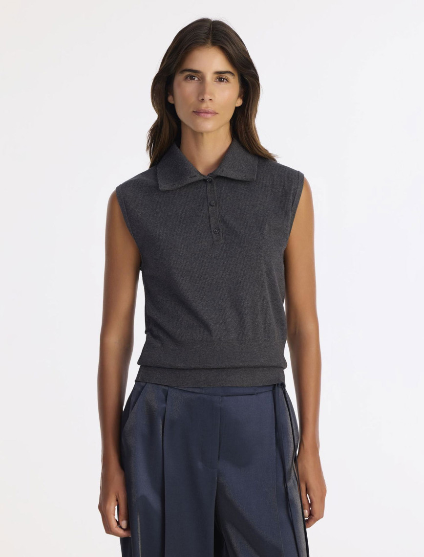 YARGICI Regular Yarım Balıkçı Yaka Kolsuz Kazak YARGICI Regular Yarım Balıkçı Yaka Kolsuz Kazak