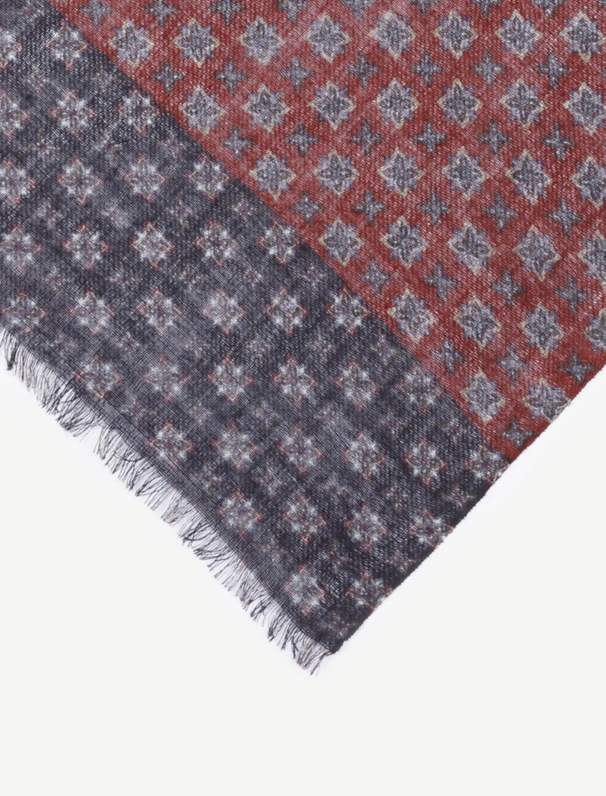 Geometrik Desenli Yün Şal Geometrik Desenli Yün Şal