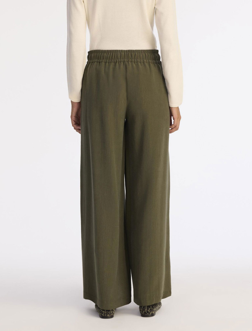 YARGICI Geniş Yüksek Bel Pantolon YARGICI Geniş Yüksek Bel Pantolon