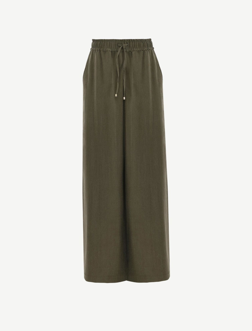 YARGICI Geniş Yüksek Bel Pantolon YARGICI Geniş Yüksek Bel Pantolon