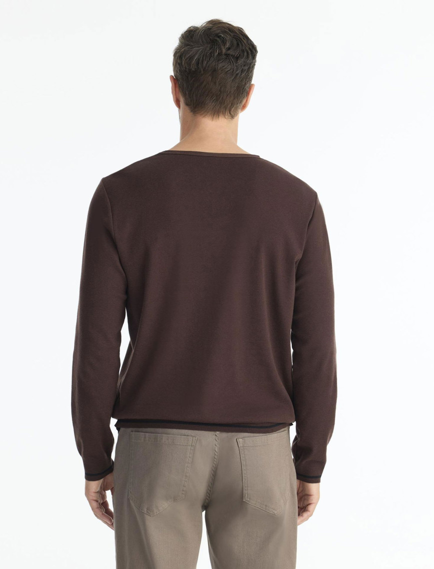 Regular Bisiklet Yaka Uzun Kol Kazak Regular Bisiklet Yaka Uzun Kol Kazak