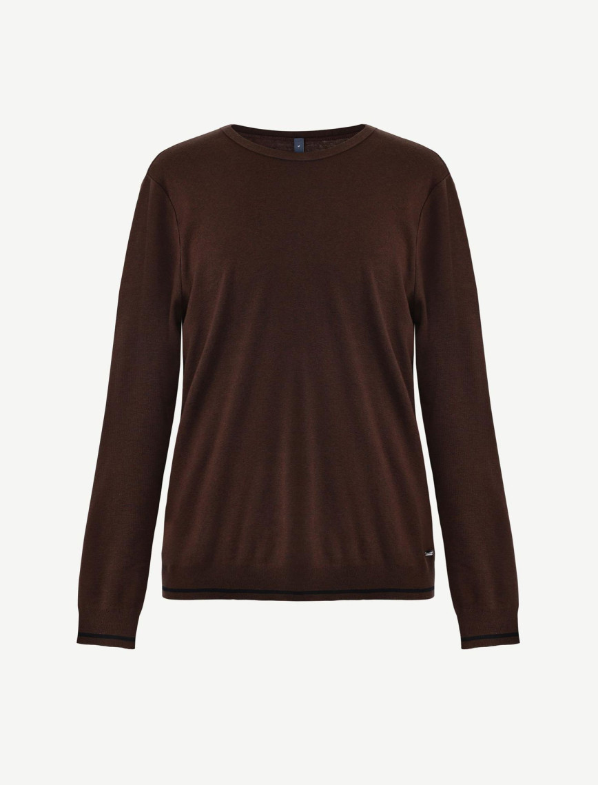 Regular Bisiklet Yaka Uzun Kol Kazak Regular Bisiklet Yaka Uzun Kol Kazak