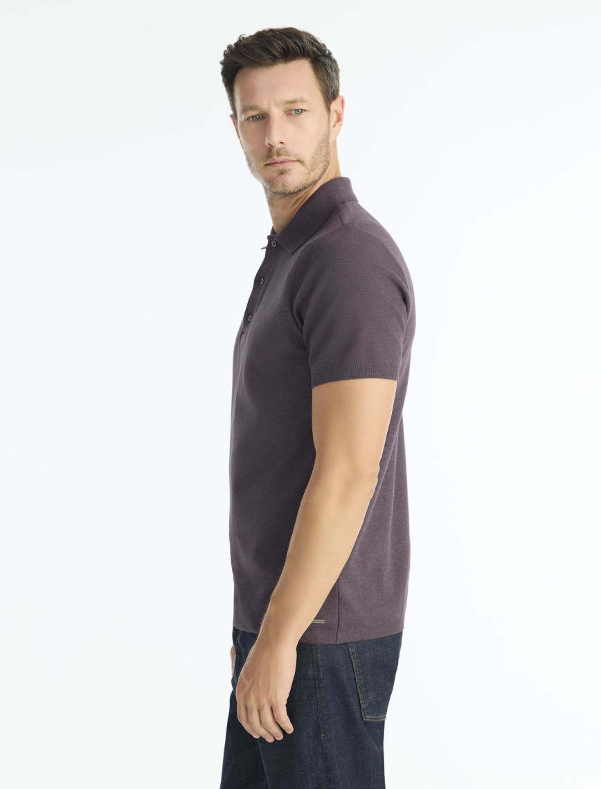 YARGICI Regular Gömlek Yaka Kısa Kol Kazak YARGICI Regular Gömlek Yaka Kısa Kol Kazak