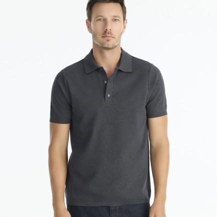 YARGICI Regular Gömlek Yaka Kısa Kol Kazak