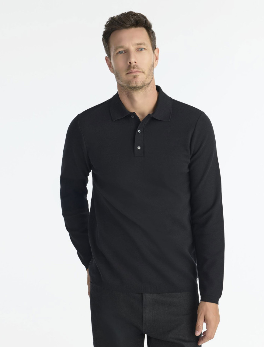 Regular Gömlek Yaka Uzun Kol Kazak Regular Gömlek Yaka Uzun Kol Kazak