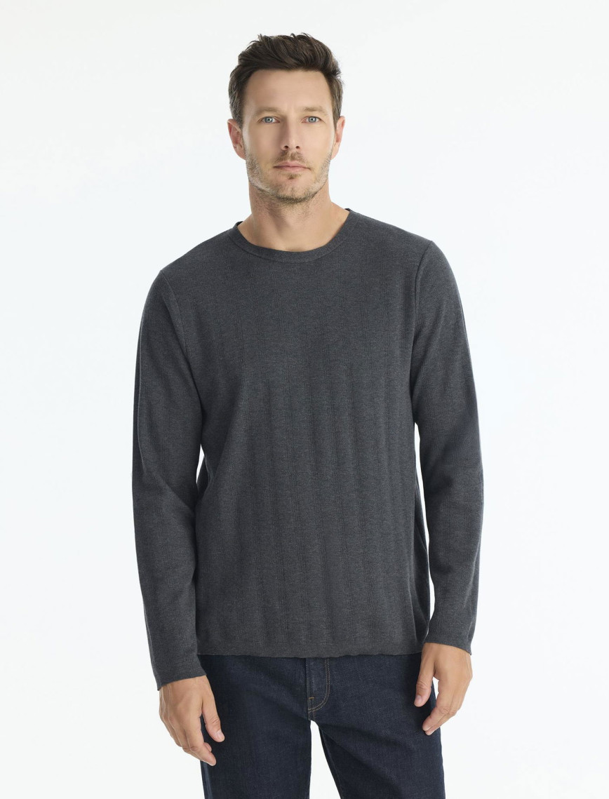 Regular Gömlek Yaka Uzun Kol Kazak Regular Gömlek Yaka Uzun Kol Kazak