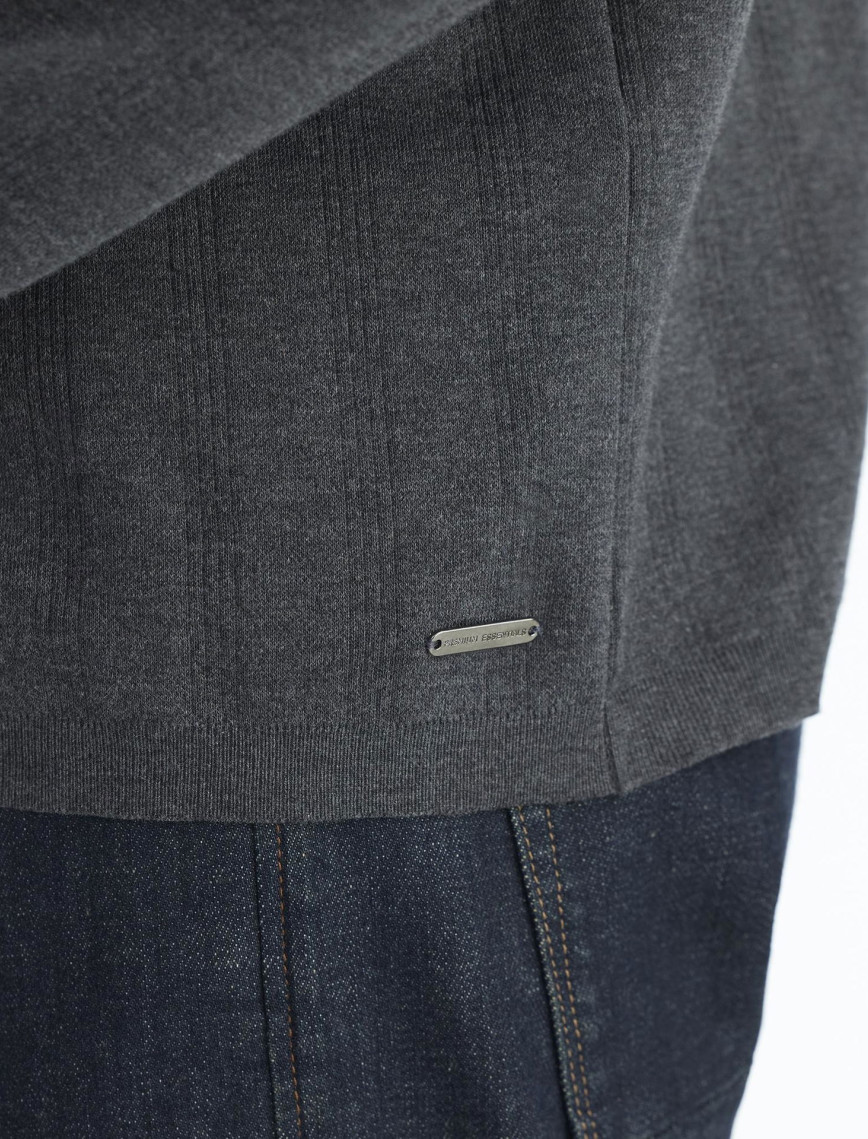 Regular Gömlek Yaka Uzun Kol Kazak Regular Gömlek Yaka Uzun Kol Kazak