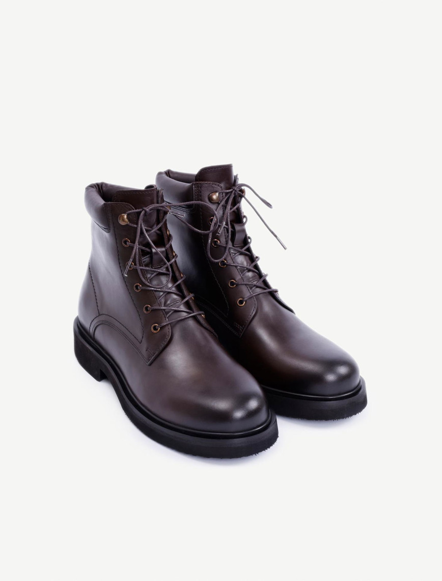 YARGICI Bağcıklı Deri Bot YARGICI Bağcıklı Deri Bot