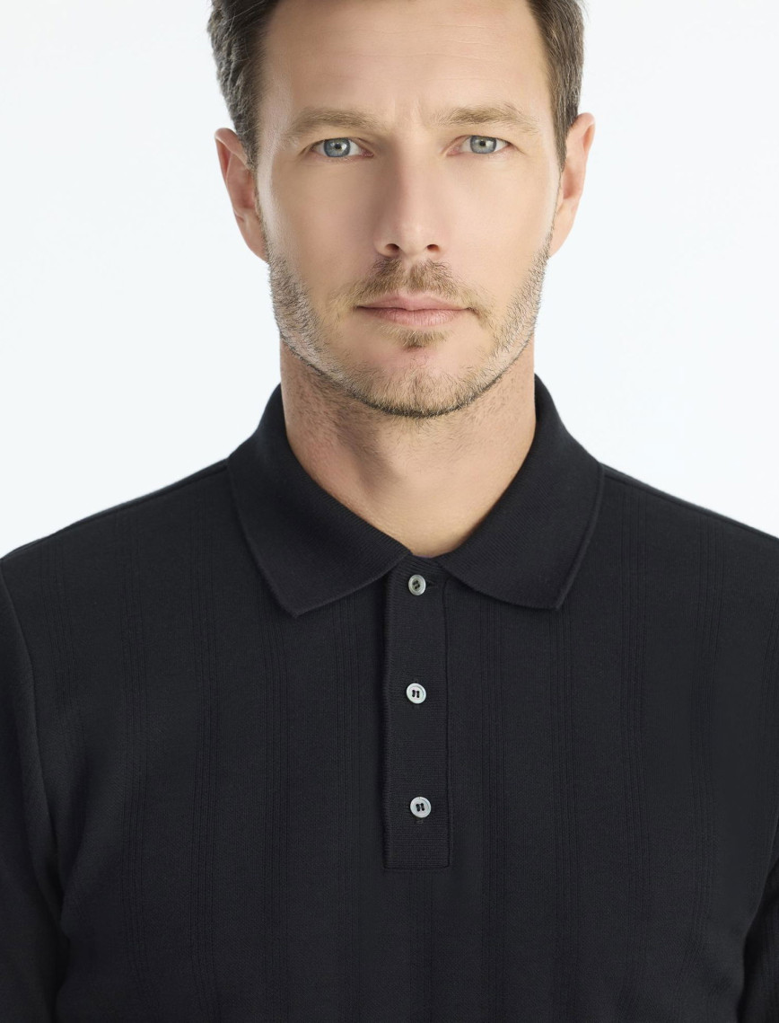 YARGICI Regular Gömlek Yaka Uzun Kol Kazak YARGICI Regular Gömlek Yaka Uzun Kol Kazak