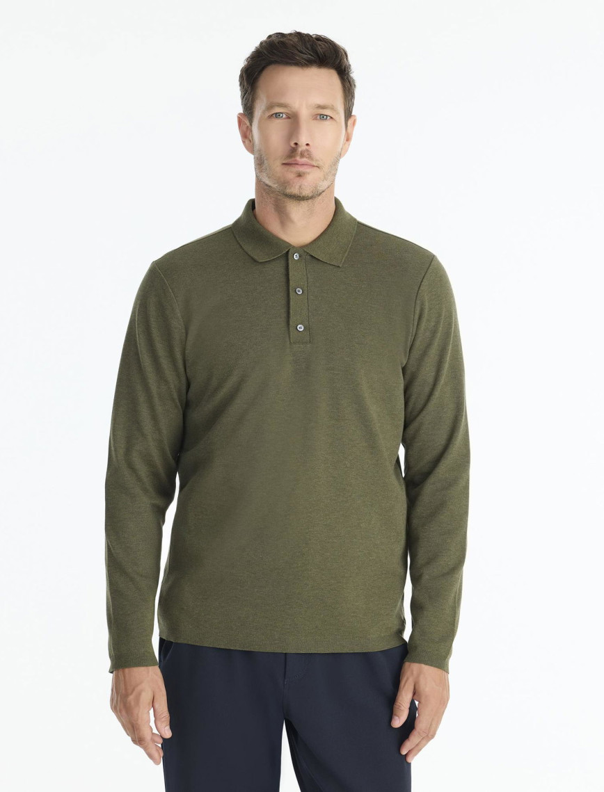 Regular Gömlek Yaka Uzun Kol Kazak Regular Gömlek Yaka Uzun Kol Kazak