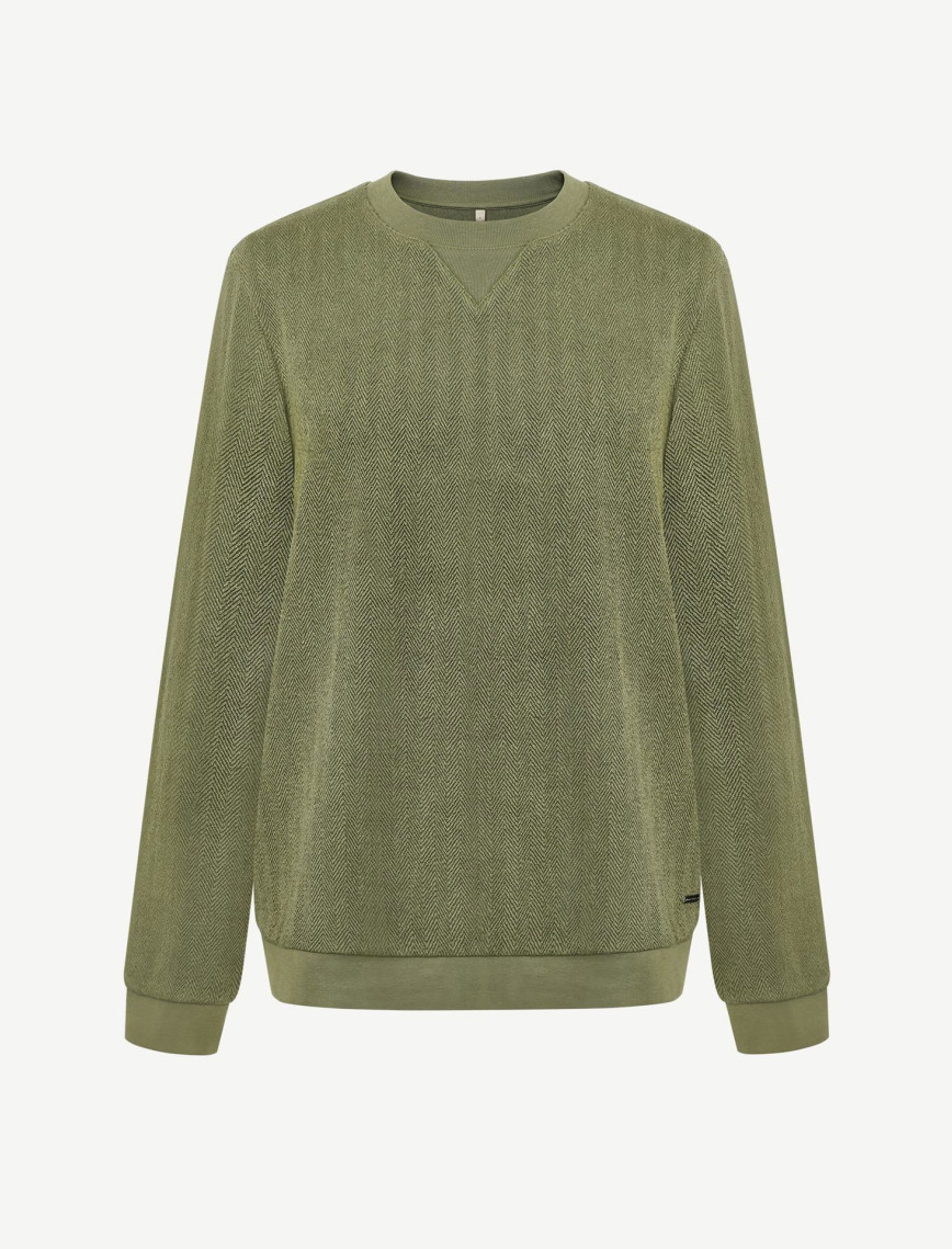 Regular Bisiklet Yaka Uzun Kol Sweatshirt Regular Bisiklet Yaka Uzun Kol Sweatshirt