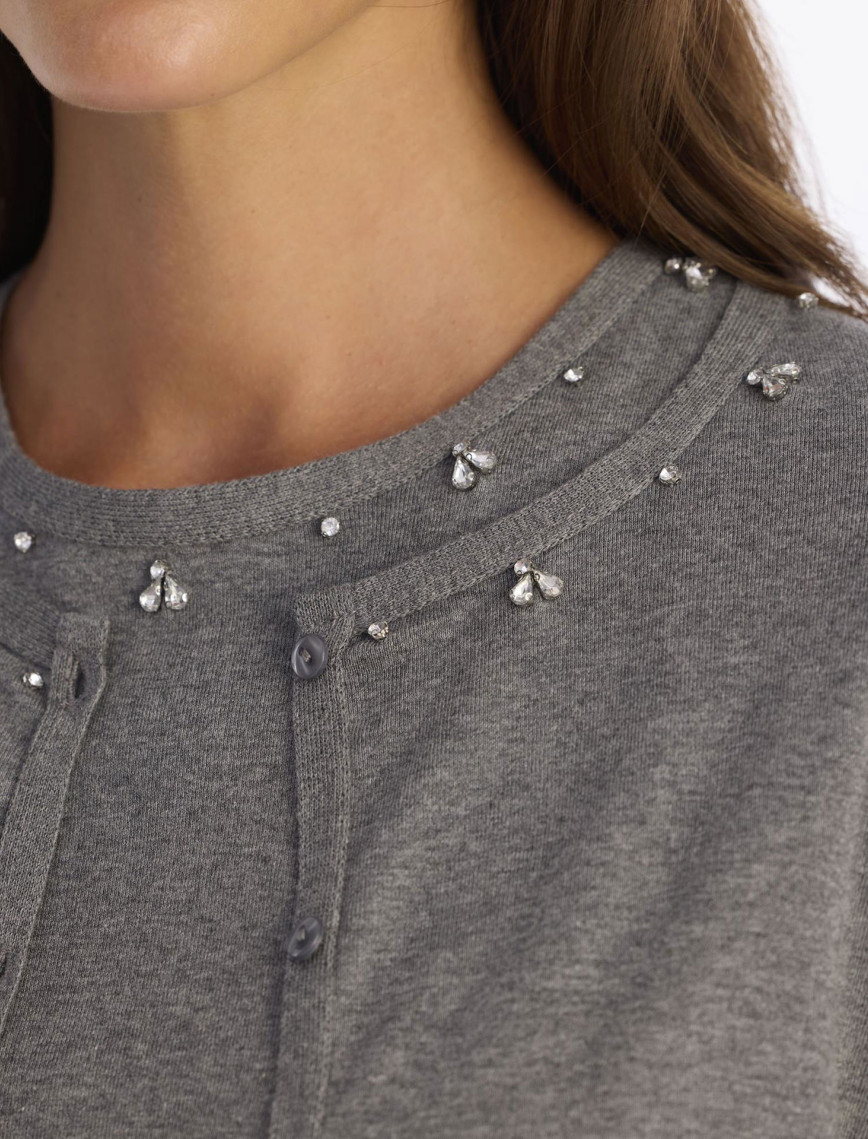 YARGICI Regular Bisiklet Yaka Uzun Kol Hırka YARGICI Regular Bisiklet Yaka Uzun Kol Hırka