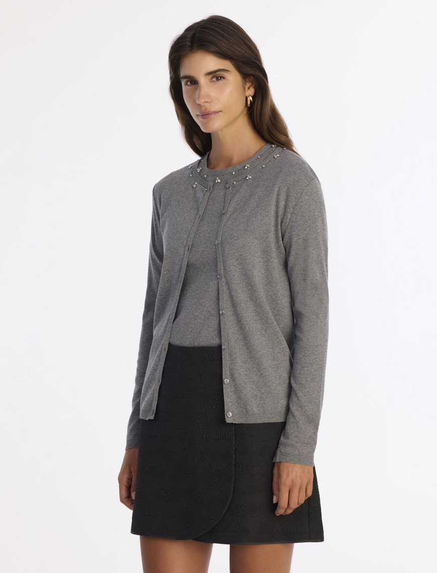 YARGICI Regular Bisiklet Yaka Uzun Kol Hırka YARGICI Regular Bisiklet Yaka Uzun Kol Hırka