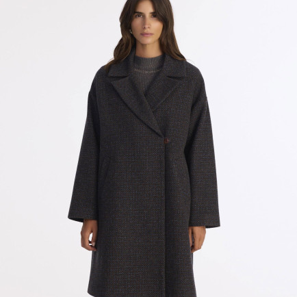 YARGICI Geniş Ceket Yaka Uzun Kol Palto YARGICI Geniş Ceket Yaka Uzun Kol Palto