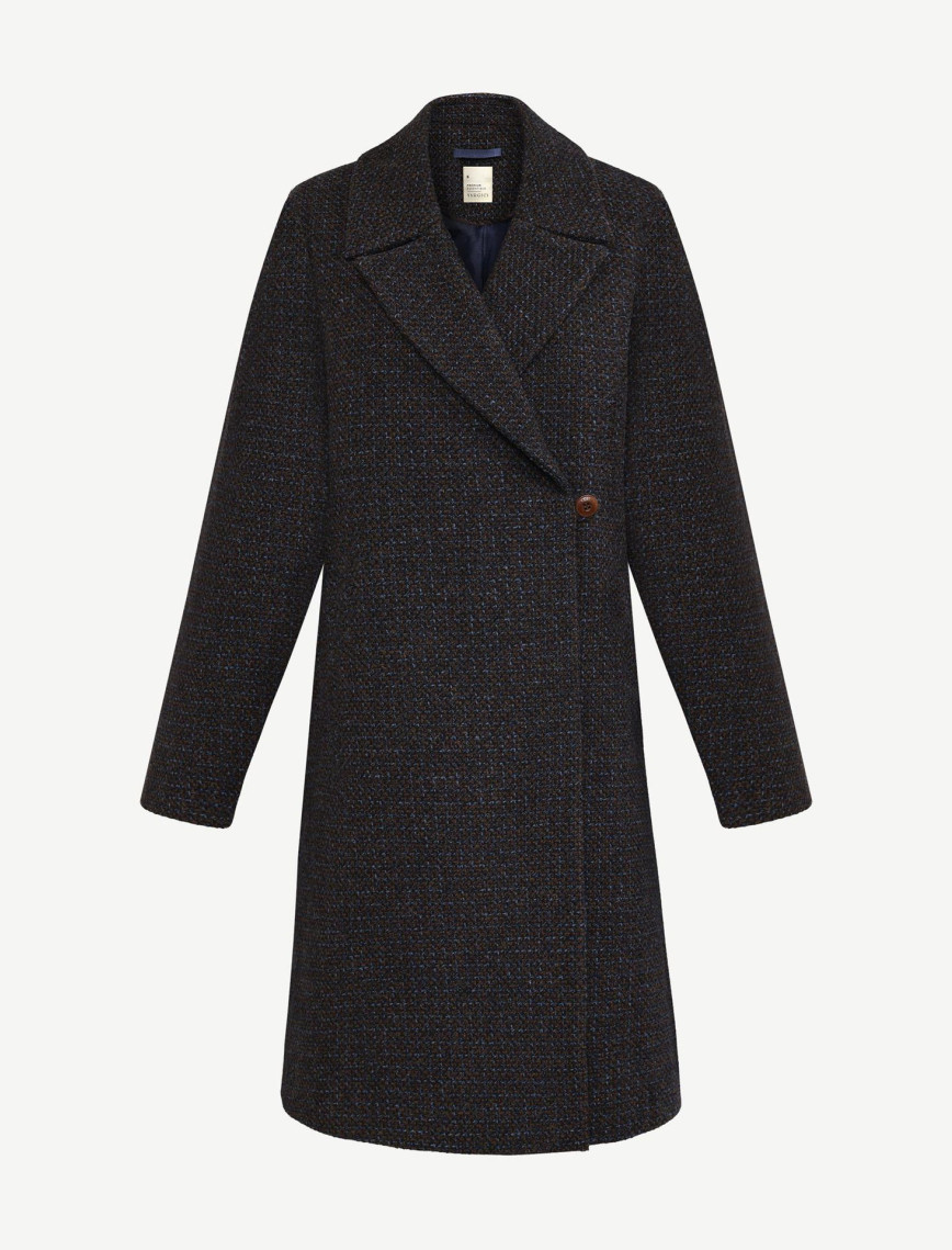 YARGICI Geniş Ceket Yaka Uzun Kol Palto YARGICI Geniş Ceket Yaka Uzun Kol Palto