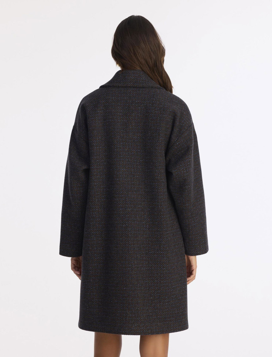 YARGICI Geniş Ceket Yaka Uzun Kol Palto YARGICI Geniş Ceket Yaka Uzun Kol Palto