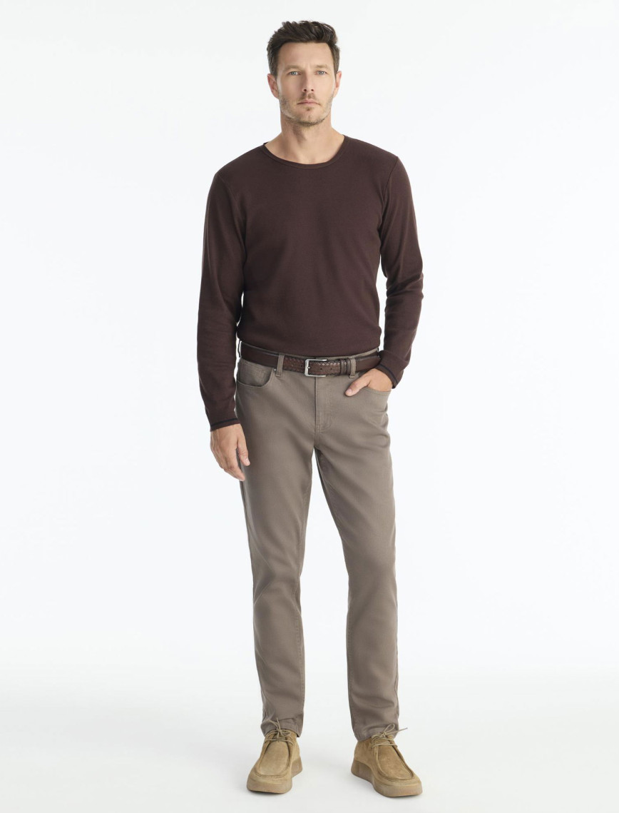 Düz Normal Bel Pantolon Düz Normal Bel Pantolon