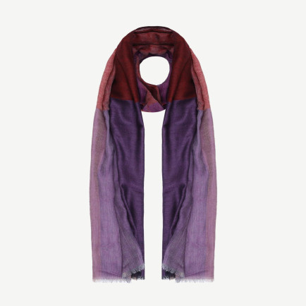 YARGICI Renk Bloklu Yün Şal YARGICI Renk Bloklu Yün Şal