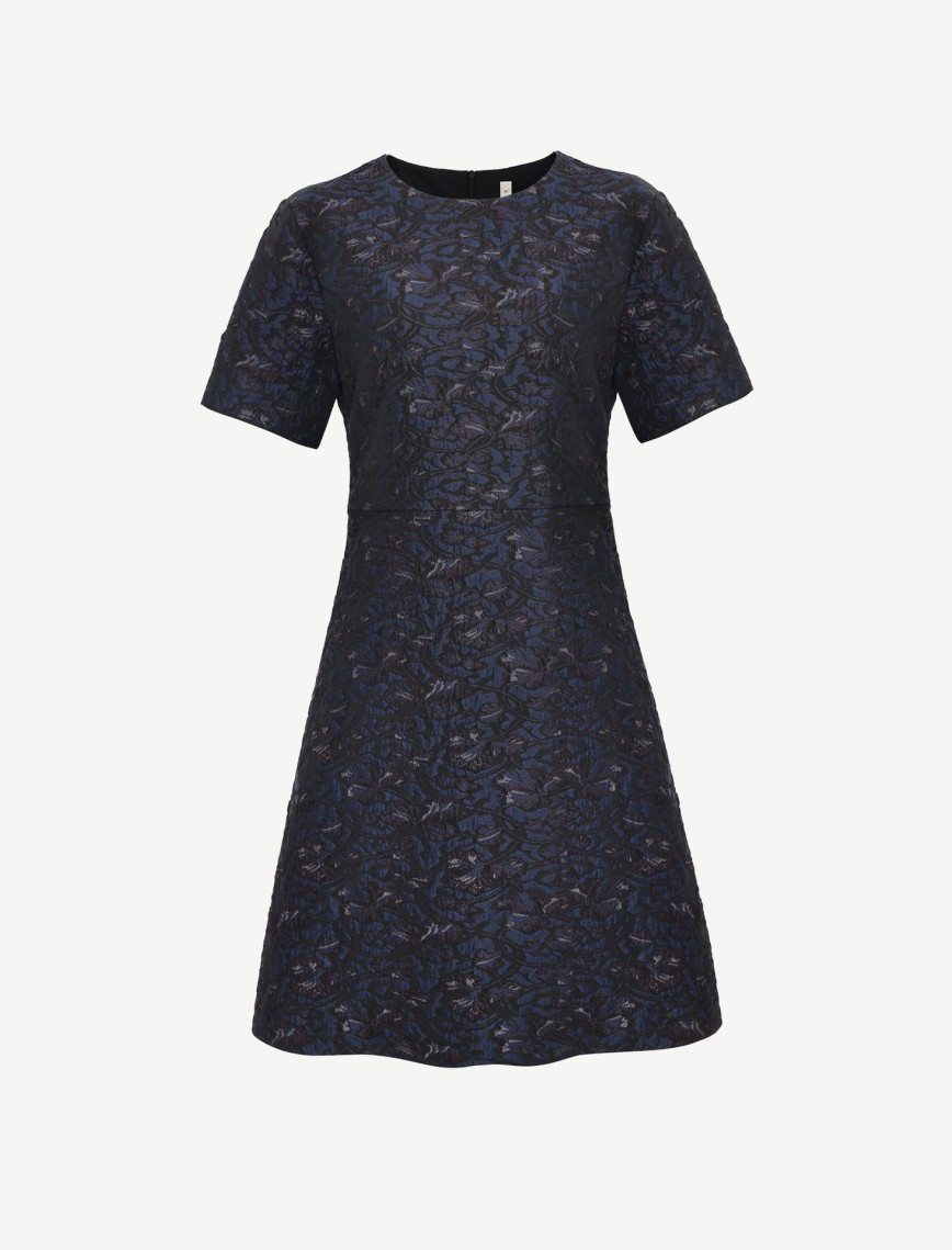 YARGICI A Form Bisiklet Yaka Kısa Kol Elbise YARGICI A Form Bisiklet Yaka Kısa Kol Elbise