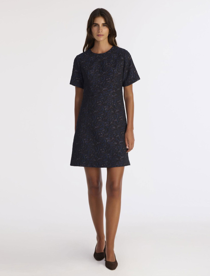 YARGICI A Form Bisiklet Yaka Kısa Kol Elbise YARGICI A Form Bisiklet Yaka Kısa Kol Elbise