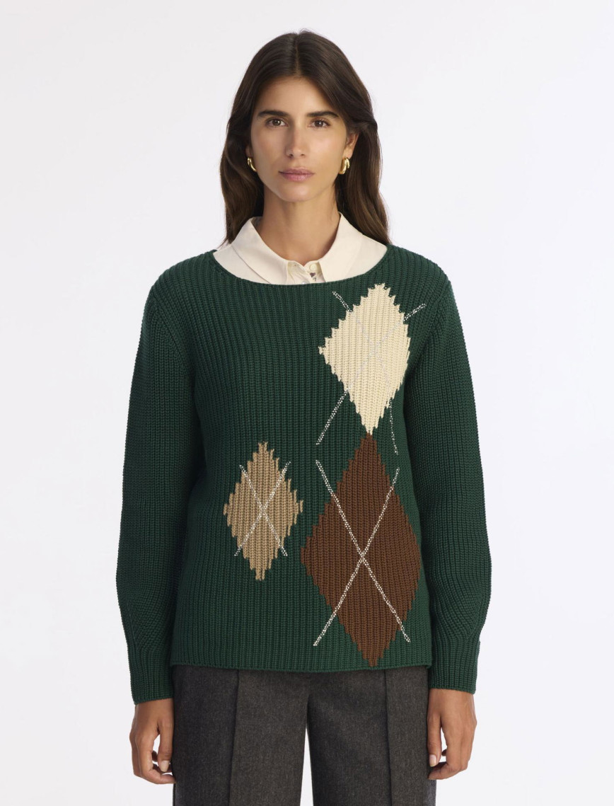 YARGICI Regular Kayık Yaka Uzun Kol Kazak YARGICI Regular Kayık Yaka Uzun Kol Kazak