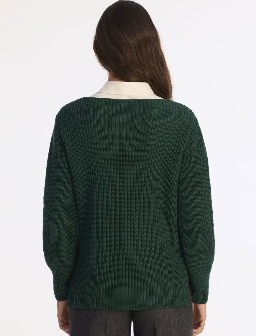 YARGICI Regular Kayık Yaka Uzun Kol Kazak YARGICI Regular Kayık Yaka Uzun Kol Kazak